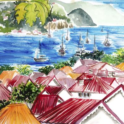 Toits De Terre De Haut